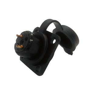 Conector Base Quadrada Macho 2 Vias M16 CQV43-PT (2-4) 42335 42335 