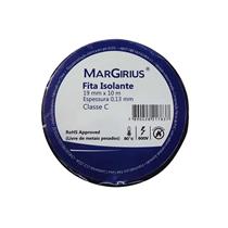 Fita Isolante Preta 10 metros Margirius 0,13mm x 19mm 42434 42434 