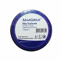 Fita Isolante Preta 20 metros Margirius 0,13mm x 19mm 42435 42435 