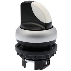 Frontal Chave Seletora 2 Posições Fixas Preto/Branco Eaton M22-WRK 216867 42789 