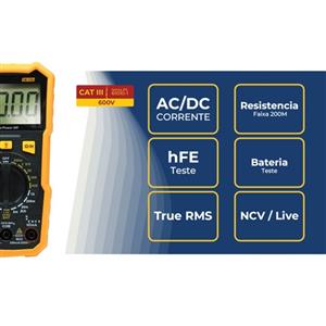 Multímetro Digital Hikari HM-1500 42854