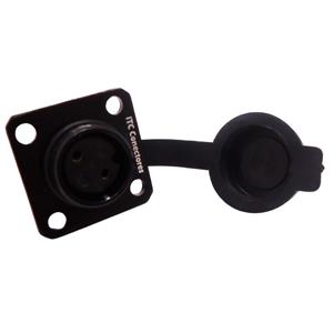 Conector Base Quadrada Fêmea 2 Vias M16 CQV43IV-PT (-2-4) 42938 42938 