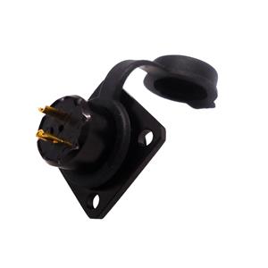 Conector Base Quadrada Fêmea 2 Vias M16 CQV43IV-PT (-2-4) 42938 42938 