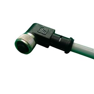 Cabo Conector para Sensor 90° Fêmea / 180° Macho 3 Pinos 2mts Tecnotron CT08F/3S-C02.C1+M08SA 42975 42975 