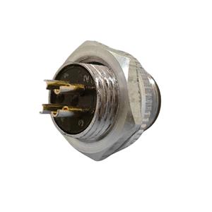 Conector M12 4 pinos Macho para painel CR42M 43123 43123 
