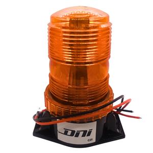 Sinalizador Visual Âmbar 4 Flashes Advertência 12V a 80V DNI-4018 43125 43125 