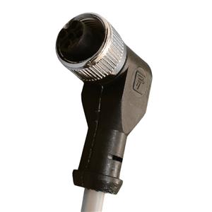 Cabo Conector para Sensor 90° 4 Pinos 20mts Tecnotron CT12F/4S-C20.C1 43146 