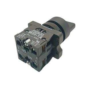 Chave Seletora 3 Posições com Retorno Direita e Esquerda Fixa Metaltex P20SCR5-B-2A 43435 43435 