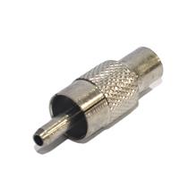 Plug RCA Macho Metálico para Crimpar 2636 2636 