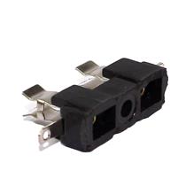 Porta Fusível Horizontal com Terminais Axiais Preto Joto 1705 4296 4296 