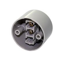 Interruptor Redondo Cinza Tecla Cinza 10A 250V Pezzi 191-3 20608 20608 