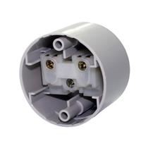 Tomada Redonda (2P+T) 10A 250V Cinza Pezzi 136-3 20609 20609 