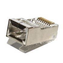 Conector Blindado 8X8 RJ45 Macho Metaltex TM88-BL 1209 1209