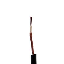 Cabo Espiralado Guitarra Emborrachado Preto Mult Cabo 1X0,75 mm² rolo com 100 mts  6073 6073