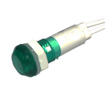 Sinaleiro Miniatura com Rabicho 24V Verde PLR-108 7289 7289