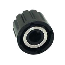 Knob Plástico com Parafuso, Bucha e Rosca Preto AD-198 21135 21135 