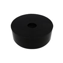 Pé de Borracha para Parafusar Preto Ref. 46 6456 6456 