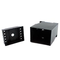 Caixa Plástica Fundo de Painel Preta NORMA DIN 75x55x108 TA  6541 6541 