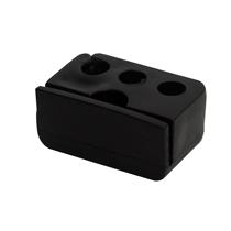 Pé de Borracha para Parafusar Preto AMPE 296 21076 21076 