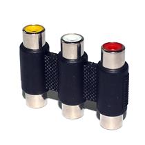 Emenda Tripla RCA Fêmea X Fêmea  33309 33309