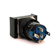 Botão de Comando Retangular com Retenção Iluminado Metaltex P16-IL2-G1 5490 5490 