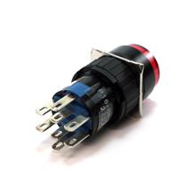 Botão de Comando Redondo Pulsante Iluminado Metaltex P16-BR2-R2 23198 23198 