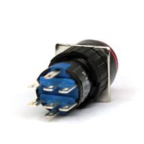 Botão de Comando Redondo Pulsante Iluminado Metaltex P16-BR7-R2 32048 32048 