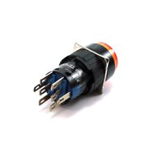 Botão de Comando Redondo Pulsante Iluminado Metaltex P16-BR7-O2 32383 32383