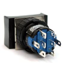 Botão de Comando Retangular Pulsante Iluminado Metaltex P16-BL7-R2 29422 29422