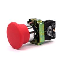 Botão de Comando Cogumelo Metaltex M20AMR-R-1B 29692 29692 