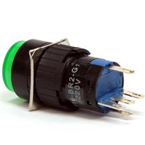 Botão de Comando Redondo Pulsante Iluminado Metaltex P16-BR2-G1 29797 29797 