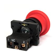 Botão de Emergência Giro para Destravar Metaltex P20AKR-R-1B 28283 28283