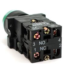 Botão de Comando Pulsante Iluminado Metaltex P20IGR-G-1C 30390 30390 