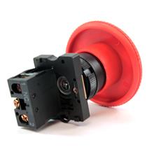 Botão de Emergência Giro para Destravar Metaltex P20BYR-R-1B 30605 30605 