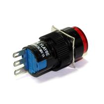 Botão de Comando Redondo Pulsante 16mm JNG YLAY8E-Y11R 31288 31288 