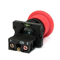 Botão de Comando Cogumelo Metaltex P20AMR-R-1A 33411 33411 