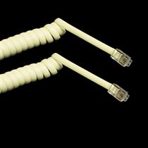 Cordão Espiral Bege para Monofone 2,00 metros 2 Pinos USA  19667 19667 