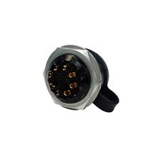 Conector Circular Macho 8 Vias M24 para Painel JA/P8P 5554 5554