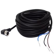 Cabo Conector para Sensor 90° 3 Pinos 5mts Alfatronic ALFA-3-M08 31953 31953